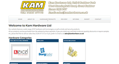 Desktop Screenshot of kamhardware.co.uk